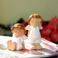 small lovely ceramic angel figurines